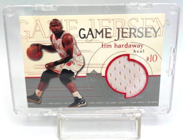 1999-00 Upper Deck (Tim Hardaway) Game Jersey Card #GJ41 (2) 1999-00 Upper Deck (Tim Hardaway) Game Jersey Card #GJ41 (2)