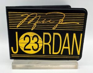 1999-2000 Michael Jordan (Athlete of the Century 23k Gold Stamp & Walet Ltd Ed #180 of 1200) UD (10)