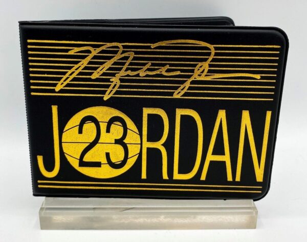 1999-2000 Michael Jordan (Athlete of the Century 23k Gold Stamp & Walet Ltd Ed #180 of 1200) UD (10)