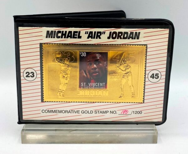 1999-2000 Michael Jordan (Athlete of the Century 23k Gold Stamp & Walet Ltd Ed #180 of 1200) UD (7)