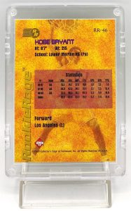 1999 Edge Rookie Rage Kobe Bryant (Gold Ingot) Insert Card #RR-46 (1pc) (5)