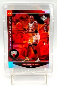 1999 Michael Jordan Upper Deck Ovation Superstars Of The Court Holo Card #C1 (4 pcs)A (1)