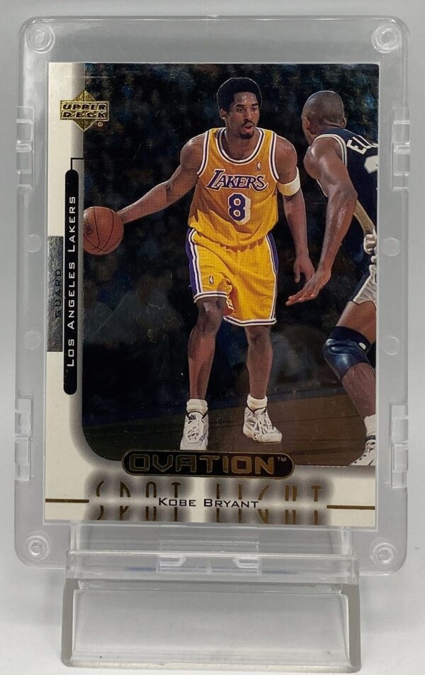 1999 Ovation Spotlight Kobe Bryant (Chrome-Gold S-P) Insert Card #OS3 (3pcs) 1999 Ovation Spotlight Kobe Bryant (Chrome-Gold S-P) Insert Card #OS3 (3pcs)