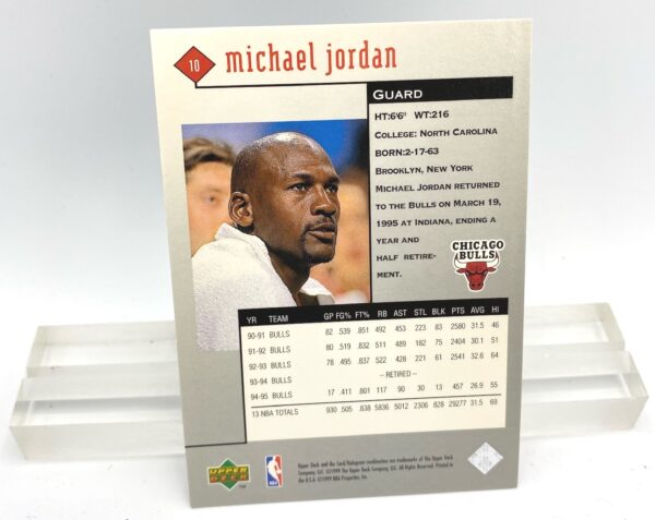 1999 Upper Deck Black Diamond (Michael Jordan Card #10) 3pcs (2) 1999 Upper Deck Black Diamond (Michael Jordan Card #10) 3pcs (2)