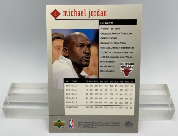 1999 Upper Deck Black Diamond (Michael Jordan Card #5) 2pcs (2)
