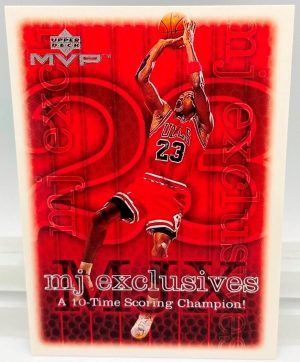 1999 Upper Deck MVP Michael Jordan-MJ Exclusive (10-Time Scoring SSP Card #184) 1pc (1)