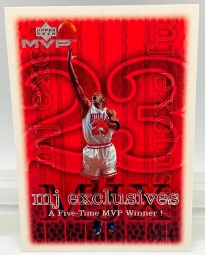 1999 Upper Deck MVP Michael Jordan-MJ Exclusive (5-Time MVP SSP Card #187) 1pc (1)