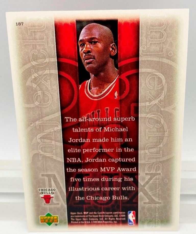 1999 Upper Deck MVP Authentic Collection! Vintage Michael JordanMJ