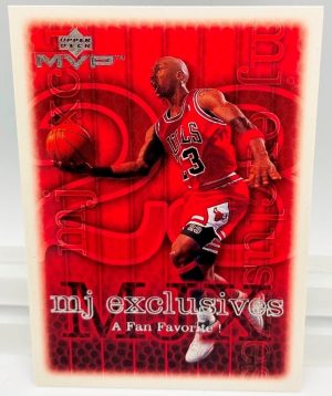 1999 Upper Deck MVP Michael Jordan-MJ Exclusive (A Fan Favorite SSP Card #204) 1pc (1)