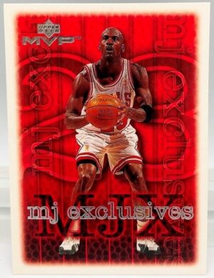 1999 Upper Deck MVP Michael Jordan-MJ Exclusive (Silver Script Print Card #205) 1pc (1)