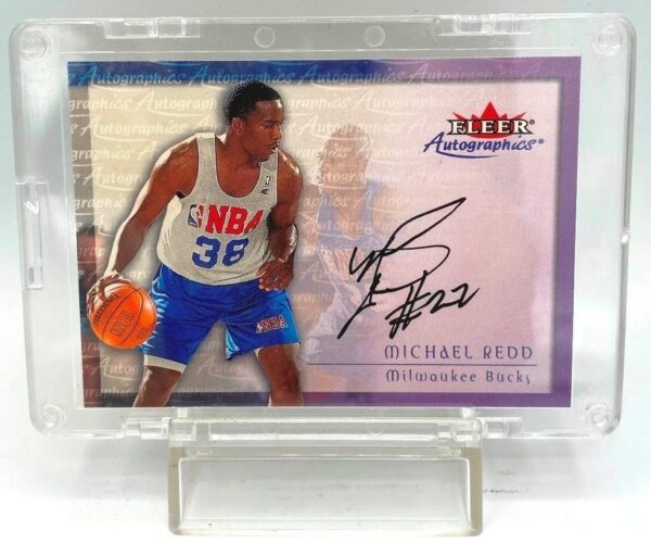 2000 Fleer (Michael Redd) Certified Autograph Card #COA (1) 2000 Fleer (Michael Redd) Certified Autograph Card #COA (1)