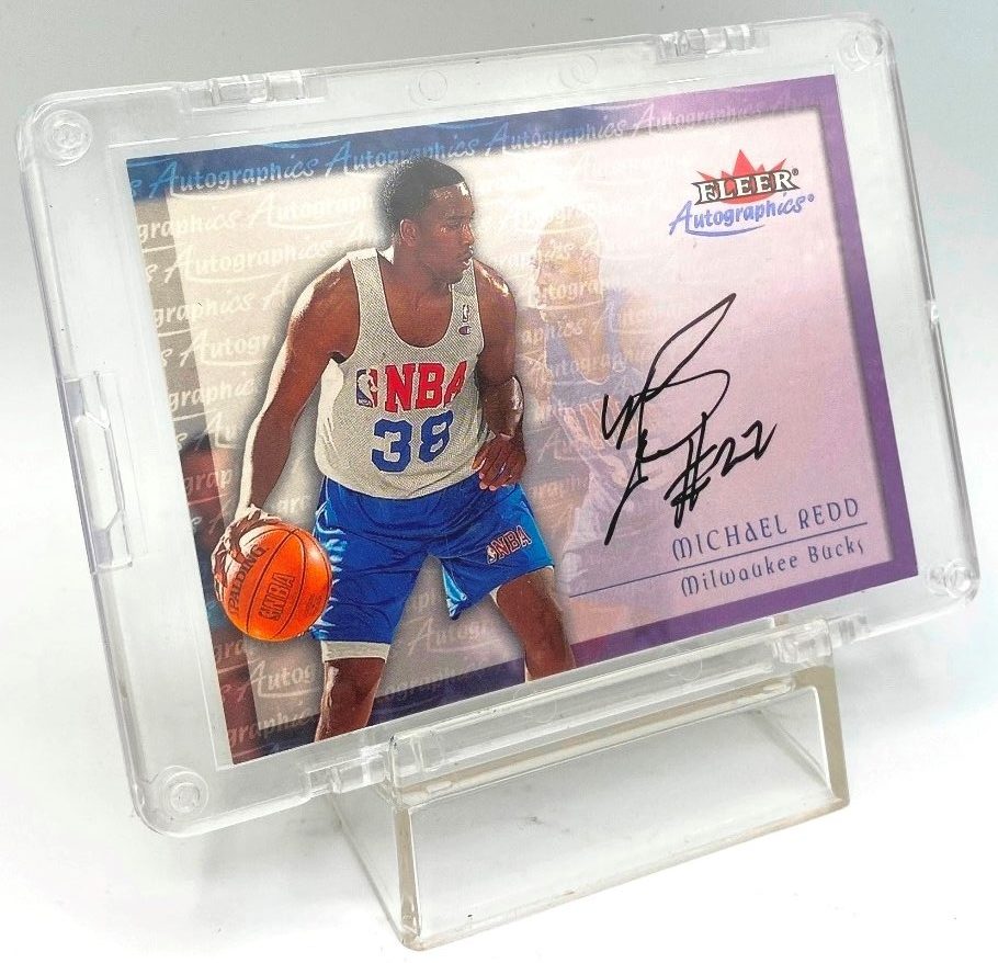 2000 Fleer (Michael Redd) Certified Autograph Card #COA (3)