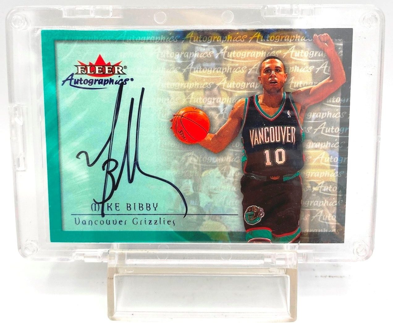 2000 Fleer (Mike Bibby) Certified Autograph Card #COA (1)
