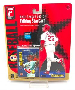 2000 Mark McGwire MLB (Cardinals-Jersey #25 Talking Star Card) (1)