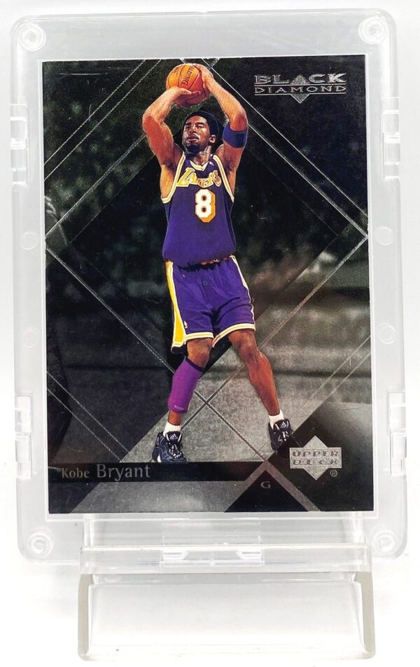 2000 UD Black Diamond Kobe Bryant (Chrome-Silver Script Print) Card #38 (2pcs) (1)