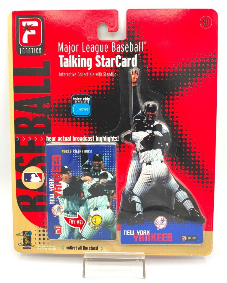 2000 TeletstarFanatics MLB Talking Star Card! Vintage New York Yankees