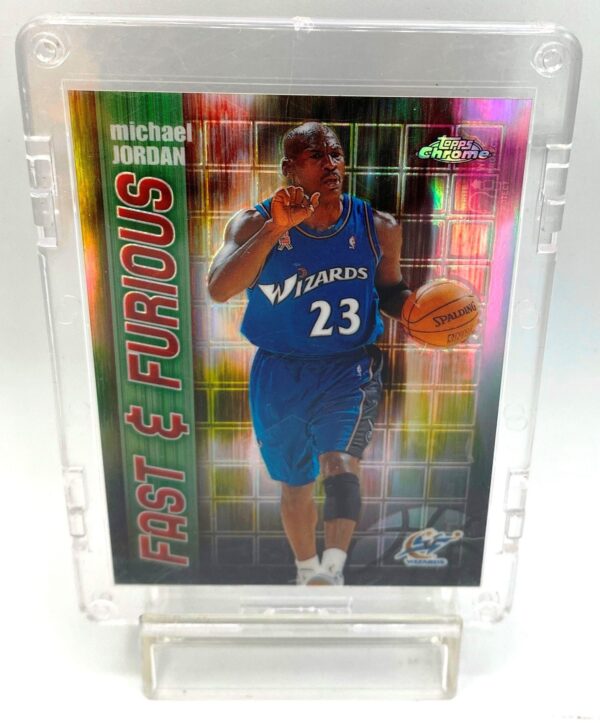 2001-02 Topps Chrome Michael Jordan Refractor Card # FF05 (2)