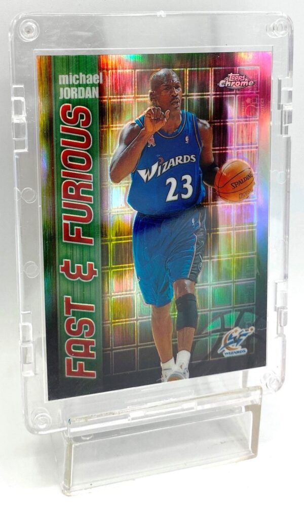 2001-02 Topps Chrome Michael Jordan Refractor Card # FF05 (3)