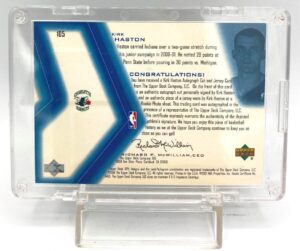 2001 SPX (Kirk Haston) Auto-Rookie Jersey Card #105 (5)