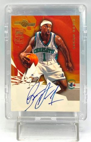 2001 Topps (Baron Davis) Certified Autograph Issue Card #TA-BD (1)