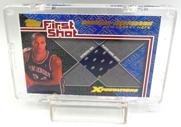 2001 Topps (Richard Jefferson) Play Worn Jersey Card #FS-13 (2)