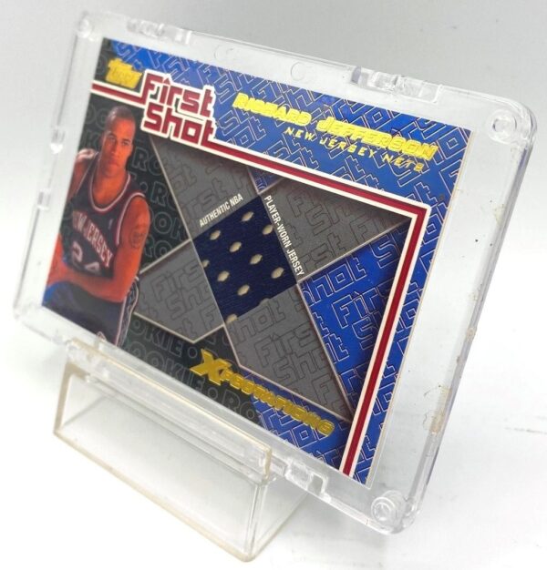 2001 Topps (Richard Jefferson) Play Worn Jersey Card #FS-13 (4)