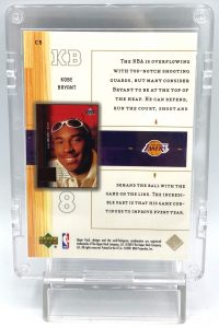 2001 UD Class Kobe Bryant (Holo-Foil Gold Script Print 1pc Insert Card #C5 (5)