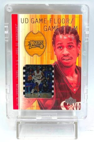 2001 Upper Deck (Allen Iverson) Game Floor & Film Card #AI-F (1) 2001 Upper Deck (Allen Iverson) Game Floor & Film Card #AI-F (1)