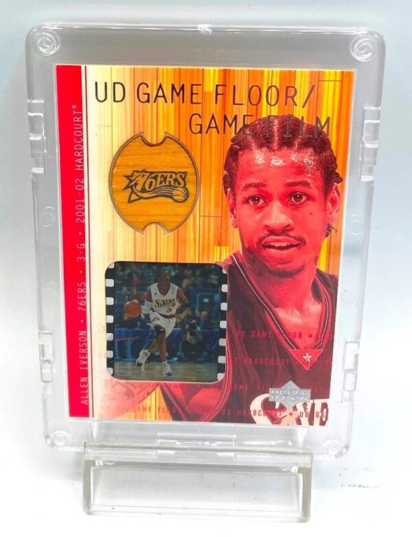 2001 Upper Deck (Allen Iverson) Game Floor & Film Card #AI-F