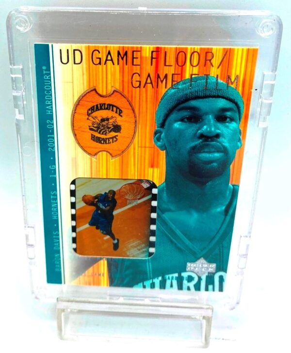 2001 Upper Deck (Baron Davis) Game Floor & Film Card #BD-F (