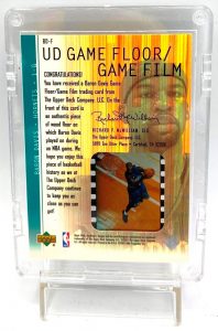 2001 Upper Deck (Baron Davis) Game Floor & Film Card #BD-F ( (5)