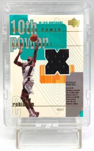 2001 Upper Deck (David Robinson) Game Jersey Card #DR-X (1)