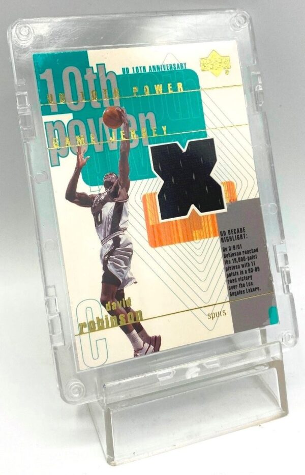 2001 Upper Deck (David Robinson) Game Jersey Card #DR-X (3) 2001 Upper Deck (David Robinson) Game Jersey Card #DR-X (3)