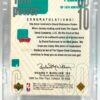 2001 Upper Deck (David Robinson) Game Jersey Card #DR-X (5) 2001 Upper Deck (David Robinson) Game Jersey Card #DR-X (5)