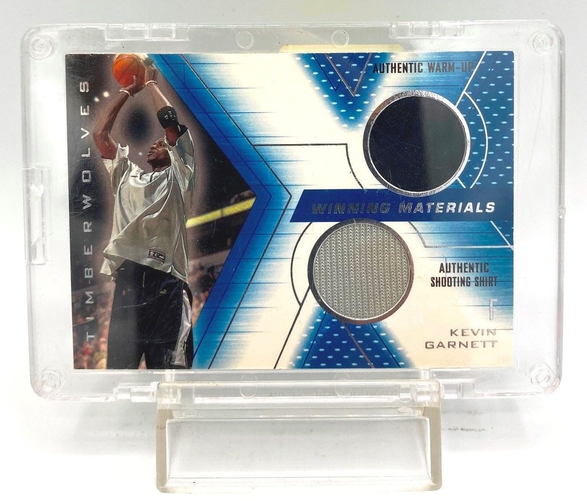 2001 Upper Deck (Kevin Garnett) WM Jersey Card #KG2 (1)