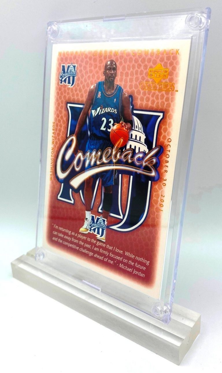 2001 UDA MJ Comeback Michael Jordan MJC Wizards (Ltd Ed Bronze)