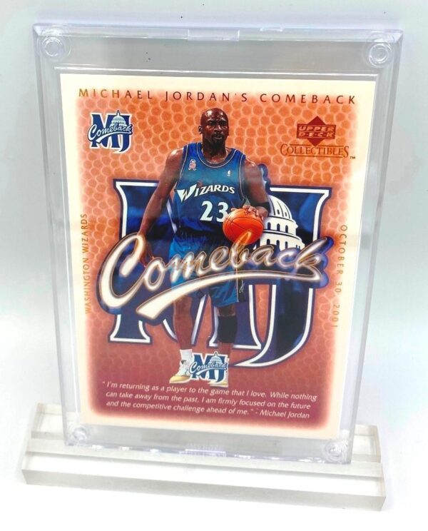 2001 UDA MJ Comeback Michael Jordan MJC Wizards (Ltd Ed Bronze)