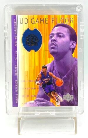 2001 Upper Deck (Morris Peterson) Game Floor Card #Mp (1) 2001 Upper Deck (Morris Peterson) Game Floor Card #Mp (1)