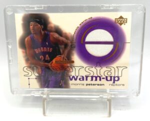2001 Upper Deck (Morris Peterson) Warm-Up Jersey Card #MP (1)