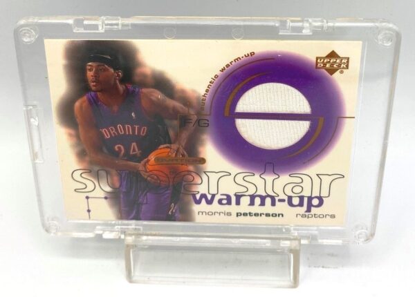 2001 Upper Deck (Morris Peterson) Warm-Up Jersey Card #MP (2)