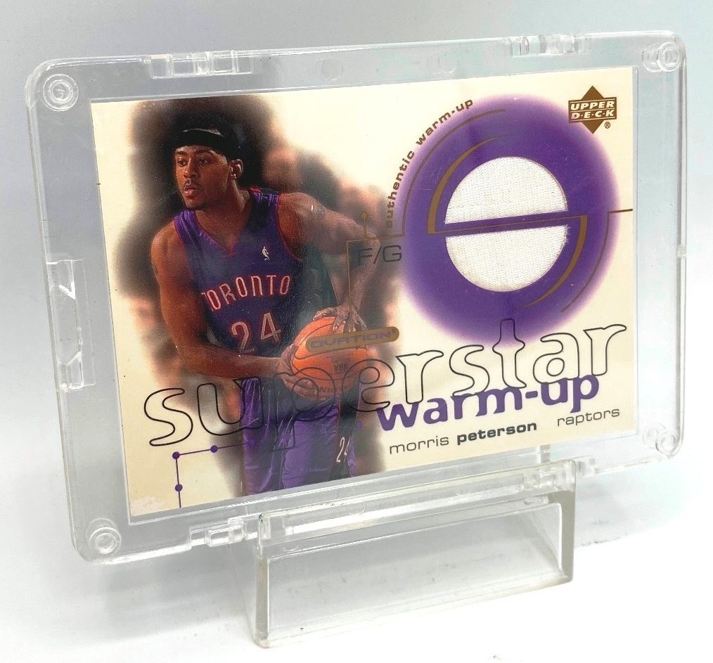 2001 Upper Deck (Morris Peterson) Warm-Up Jersey Card #MP (3)