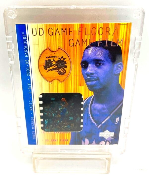 2001 Upper Deck (Tracy McGrady) Game Floor & Film Card #TM-F 2001 Upper Deck (Tracy McGrady) Game Floor & Film Card #TM-F
