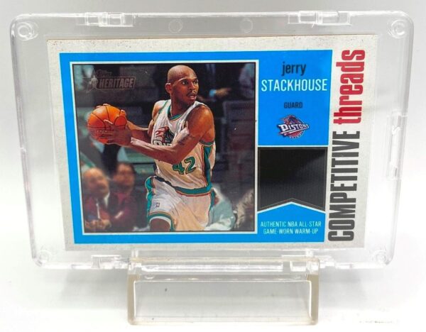 2002 Topps (Jerry Stackhouse) Competitive Threads Card #CT-JS (1) 2002 Topps (Jerry Stackhouse) Competitive Threads Card #CT-JS (1)