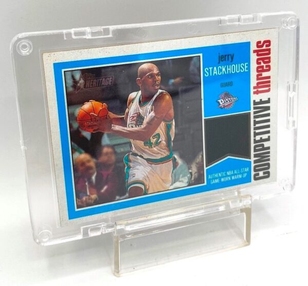 2002 Topps (Jerry Stackhouse) Competitive Threads Card #CT-JS (3) 2002 Topps (Jerry Stackhouse) Competitive Threads Card #CT-JS (3)