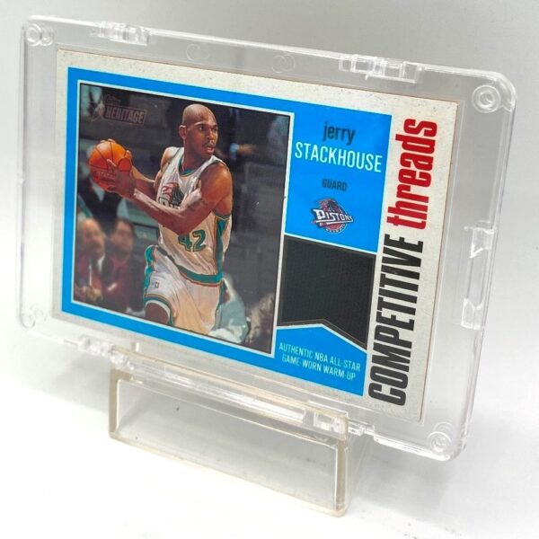 2002 Topps (Jerry Stackhouse) Competitive Threads Card #CT-JS (4) 2002 Topps (Jerry Stackhouse) Competitive Threads Card #CT-JS (4)