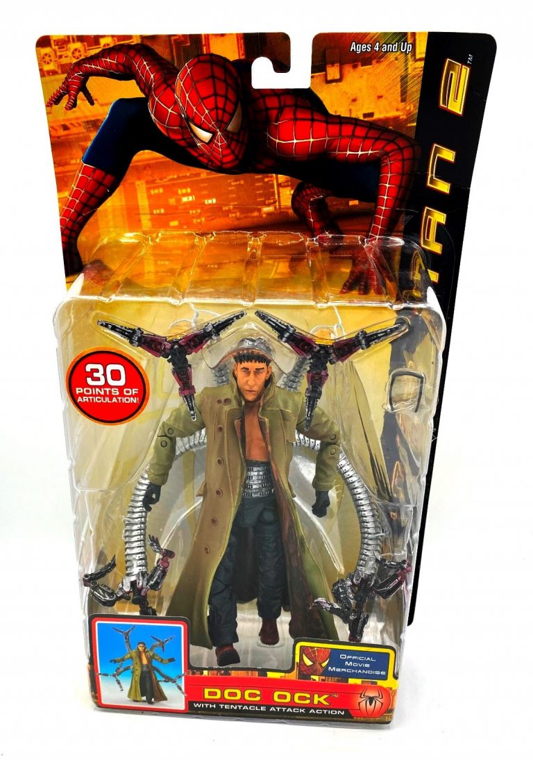 2004 Spider-Man Movie-2 (Doc Ock-30 Points Of Articulation! 