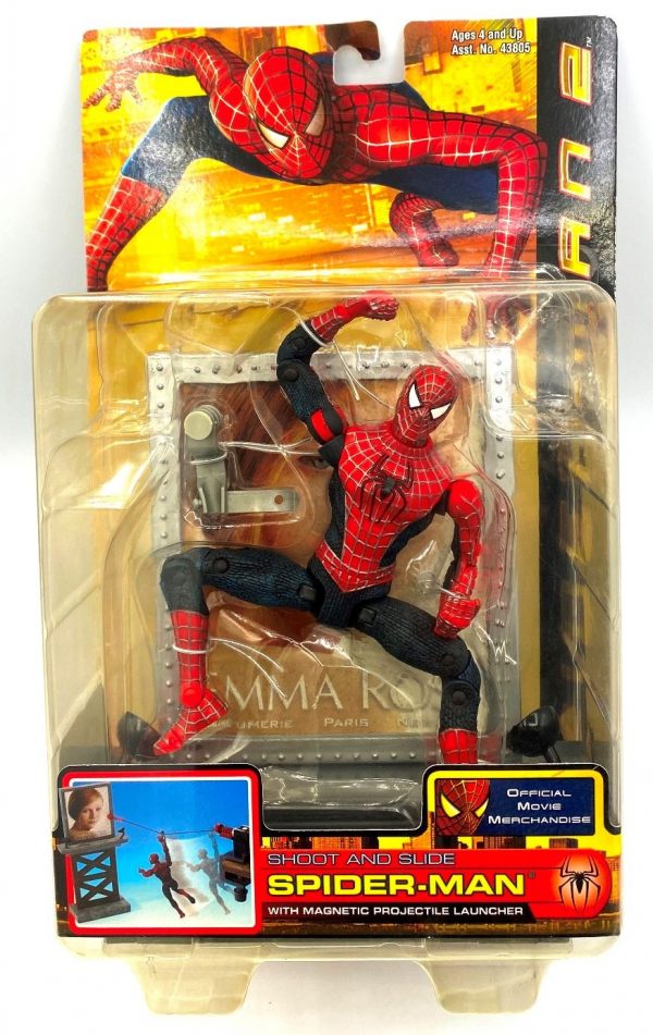 2004 Movie (Spider-Man Shoot and Slide) Magnetic Projectile Launcher (1)