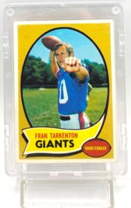 1970 Topps Football Fran Tarkenton Card #80 (1)