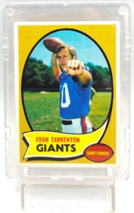 1970 Topps Football Fran Tarkenton Card #80 (2)