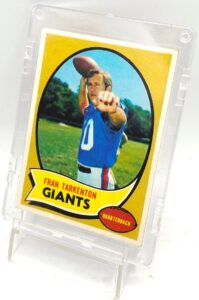 1970 Topps Football Fran Tarkenton Card #80 (4)